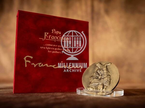 Papst Franziskus Medaille